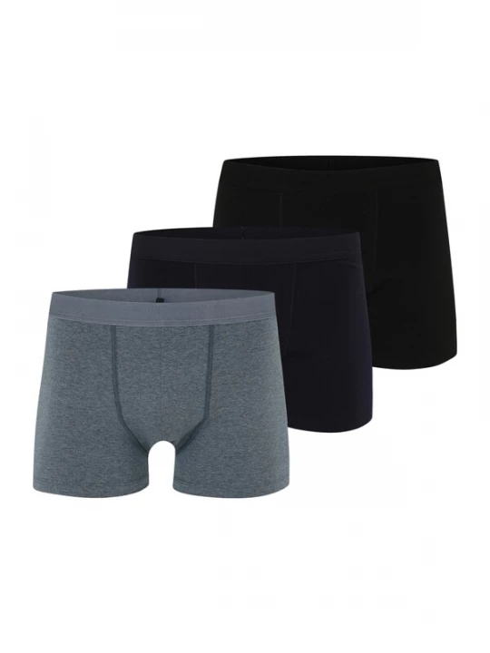 Obrázek produktu ABOUT YOU Boxerky 'Mario' marine modrá / modrý melír / černá