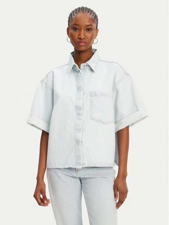 Obrázek produktu ACCESS FASHION džínová košile 53-8031-580 Modrá Loose Fit