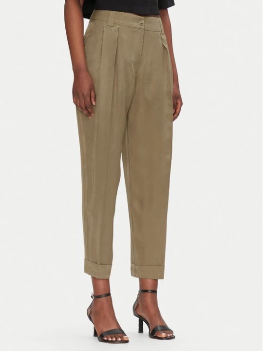 Obrázek produktu ACCESS FASHION Kalhoty z materiálu 53-5025-235 Hnědá Regular Fit