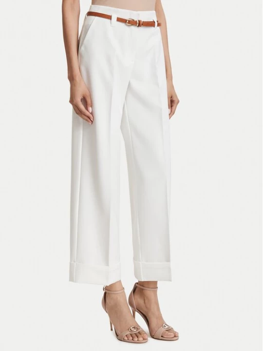 Obrázek produktu ACCESS FASHION Kalhoty z materiálu 63-5021-135 Bílá Regular Fit