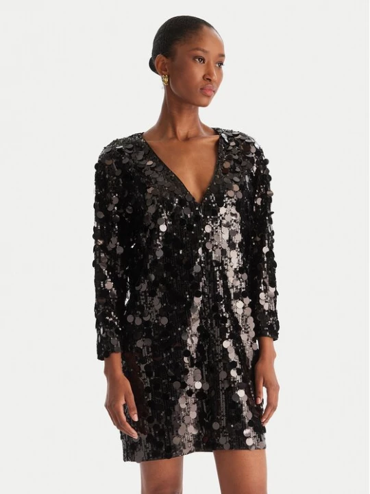 Obrázek produktu ACCESS FASHION Koktejlové šaty 54-3014-406 Černá Regular Fit