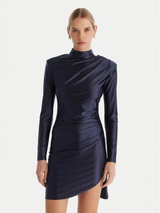 Obrázek produktu ACCESS FASHION Koktejlové šaty 54-3037-170 Tmavomodrá Slim Fit