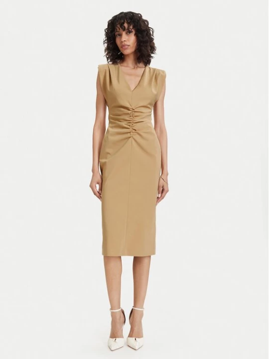 Obrázek produktu ACCESS FASHION Koktejlové šaty 63-3409-162 Béžová Regular Fit