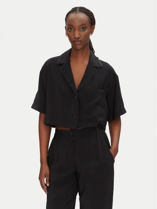 Obrázek produktu ACCESS FASHION Košile 53-7043-405 Černá Loose Fit