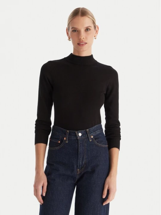 Obrázek produktu ACCESS FASHION Rolák 54-8074 Černá Slim Fit