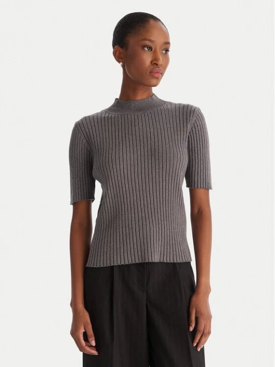 Obrázek produktu ACCESS FASHION Svetr 54-8046 Šedá Slim Fit