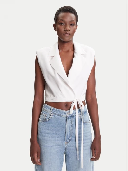Obrázek produktu ACCESS FASHION Vesta 53-1028-195 Bílá Slim Fit
