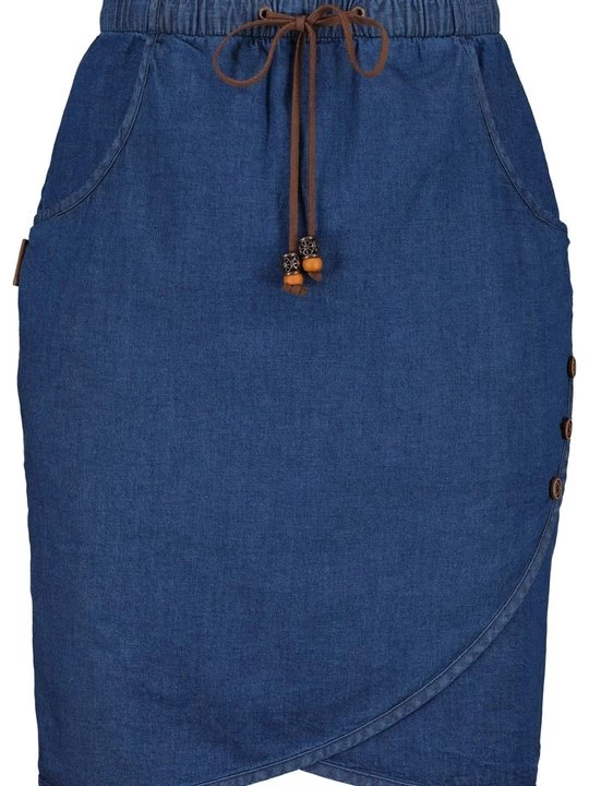 Obrázek produktu Áčková sukně ALIFE & Kickin tmavomodrý denim