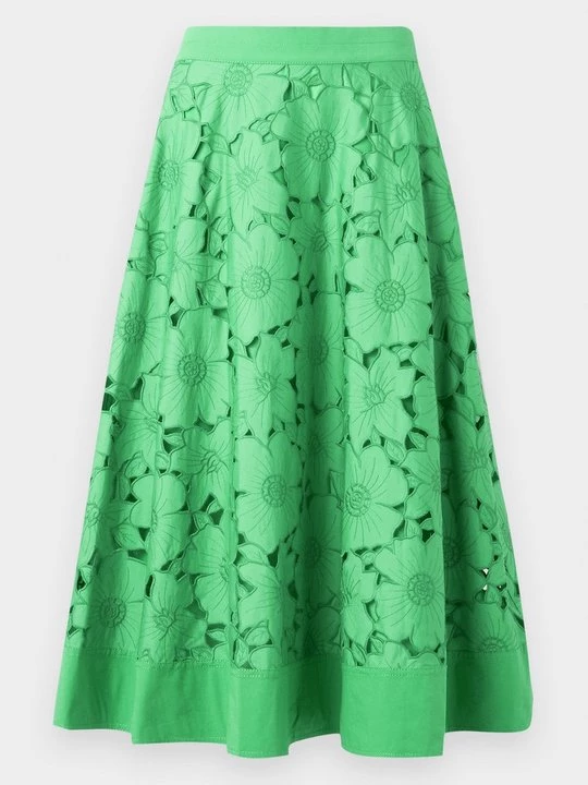 Obrázek produktu Áčková sukně Diane Von Furstenberg tmavě zelená