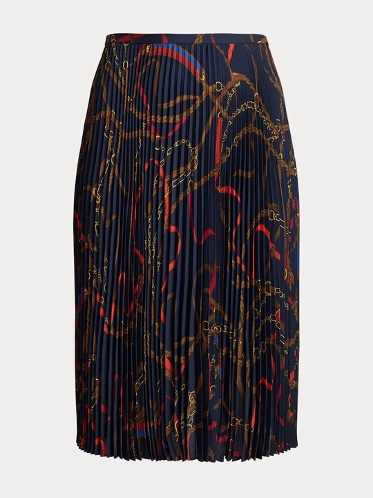 Obrázek produktu Áčková sukně Lauren Ralph Lauren tmavě modrá