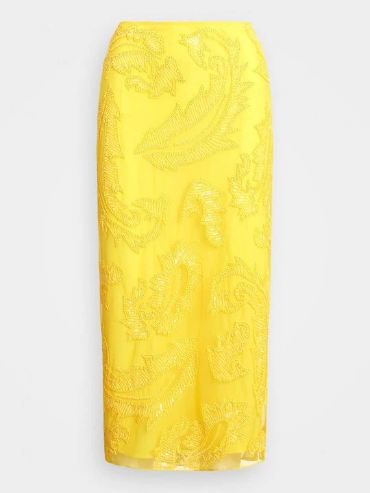 Obrázek produktu Áčková sukně Lauren Ralph Lauren žlutá