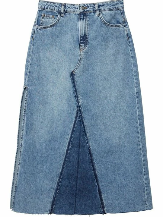 Obrázek produktu Áčková sukně Stradivarius světle modrá