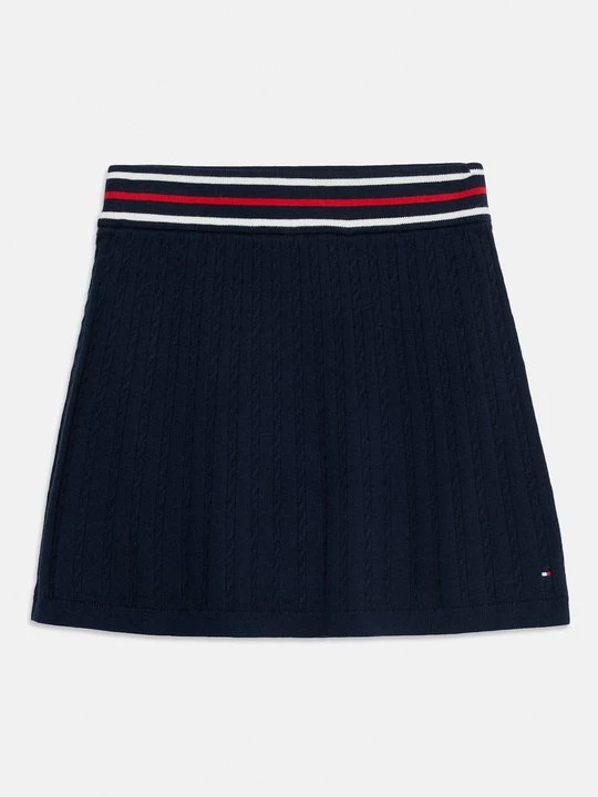 Obrázek produktu Áčková sukně Tommy Hilfiger tmavě modrá