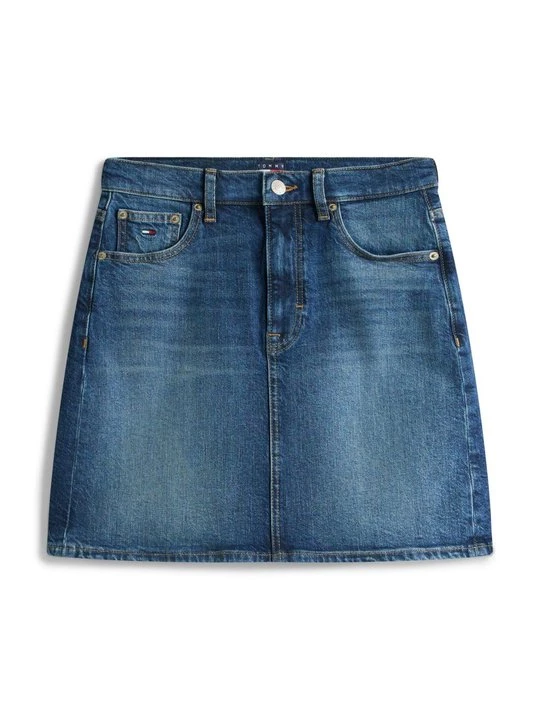 Obrázek produktu Áčková sukně Tommy Jeans tmavomodrý denim
