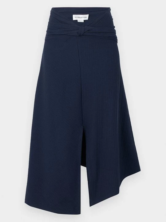 Obrázek produktu Áčková sukně Victoria Beckham tmavě modrá