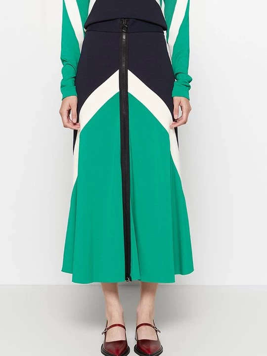 Obrázek produktu Áčková sukně Victoria Beckham zelená