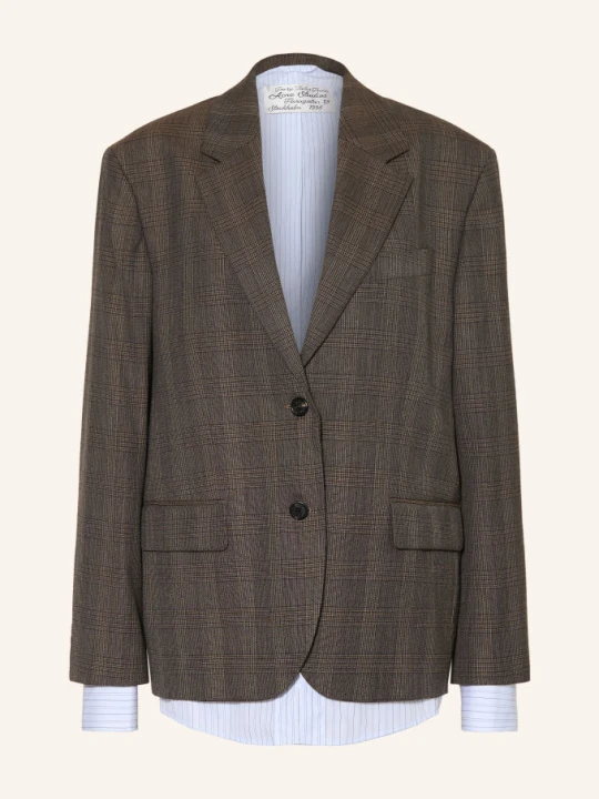 Obrázek produktu Acne Studios Blejzr tmavě hnědá / béžová / černá