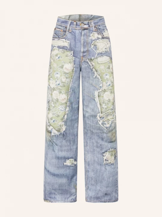 Obrázek produktu Acne Studios Džíny Regular Fit afy blue/green