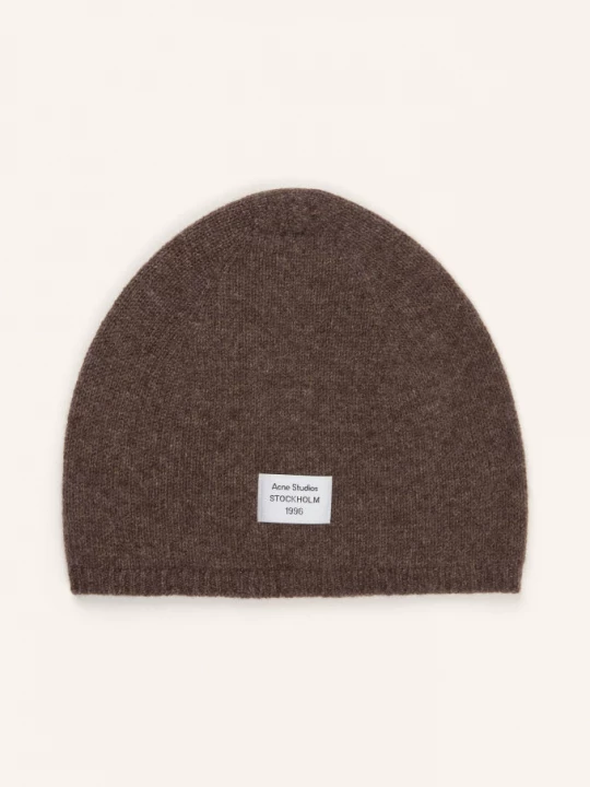 Obrázek produktu Acne Studios Kašmírová Čepice tmavě hnědá