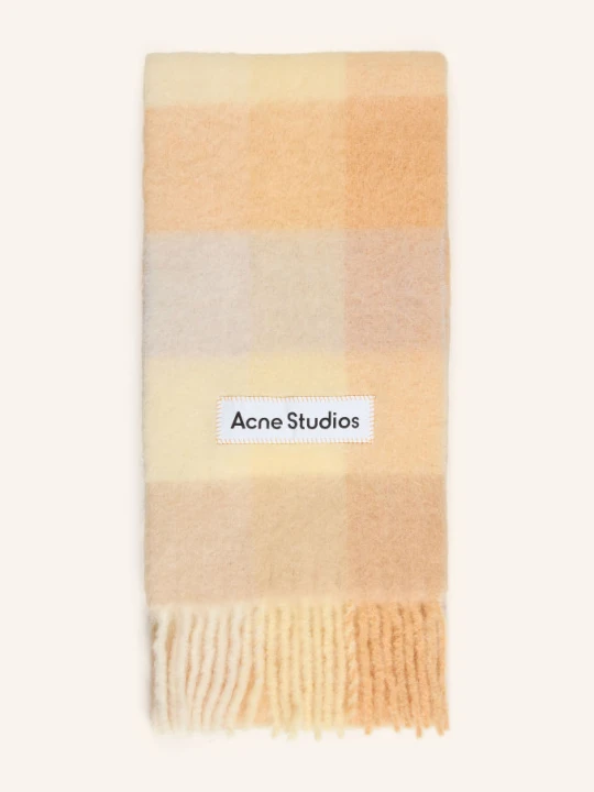 Obrázek produktu Acne Studios Šála S Alpakou béžová / tmavě žlutá / tmavě žlutá