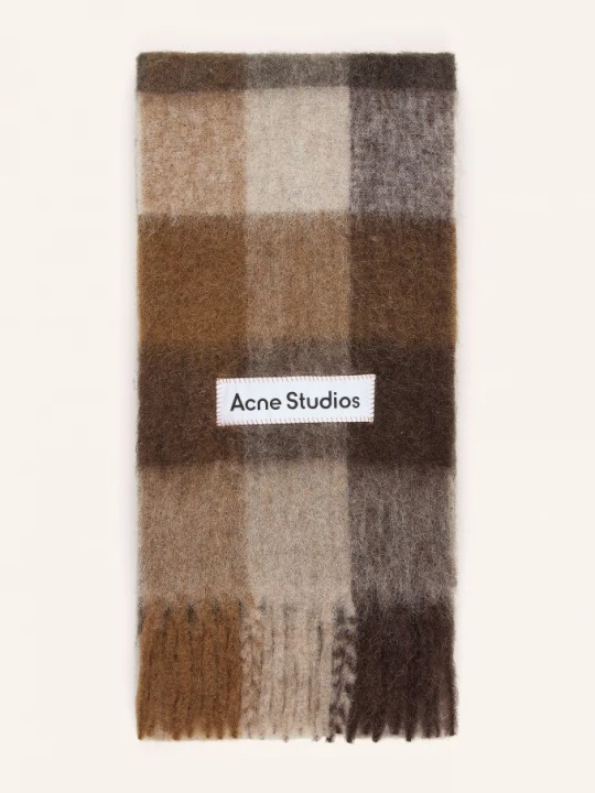 Obrázek produktu Acne Studios Šála S Alpakou hnědá / béžová / šedá