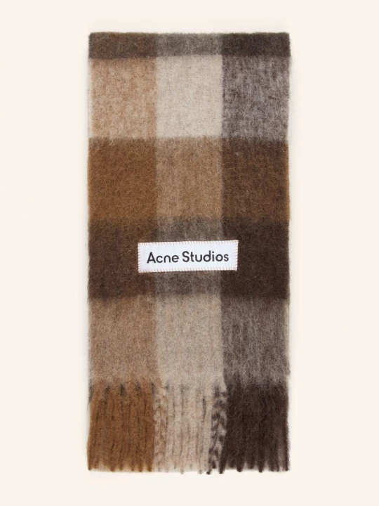 Obrázek produktu Acne Studios Šála S Alpakou hnědá / béžová / šedá