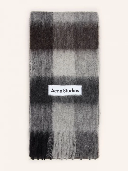 Obrázek produktu Acne Studios Šála S Alpakou šedá / světle šedá / černá