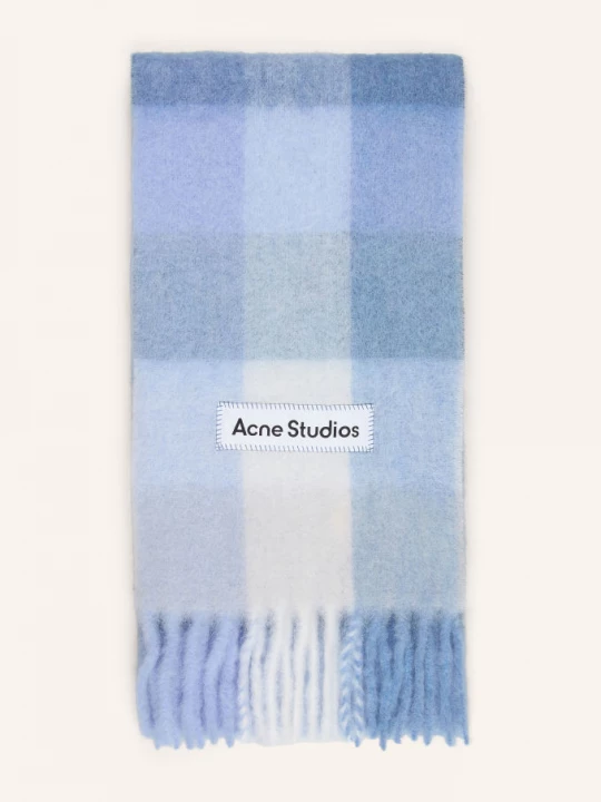 Obrázek produktu Acne Studios Šála S Alpakou tmavě modrá / krémová