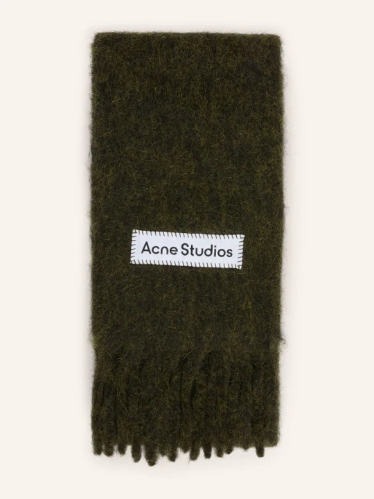 Obrázek produktu Acne Studios Šála Z Alpaky tmavě zelená