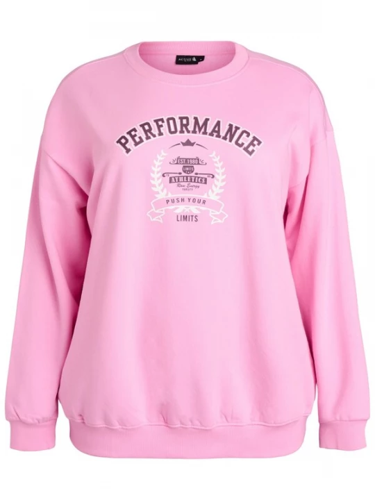 Obrázek produktu Active by Zizzi Mikina pink / bílá