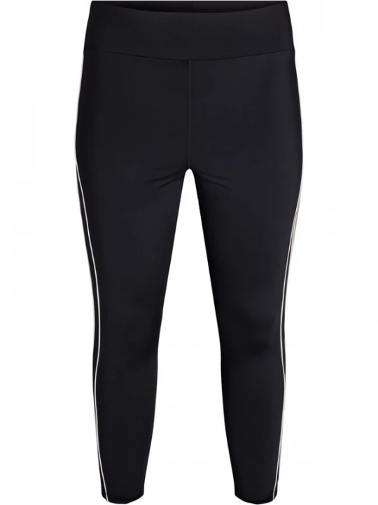 Obrázek produktu Active by Zizzi Sportovní kalhoty 'Ananna' černá / bílá