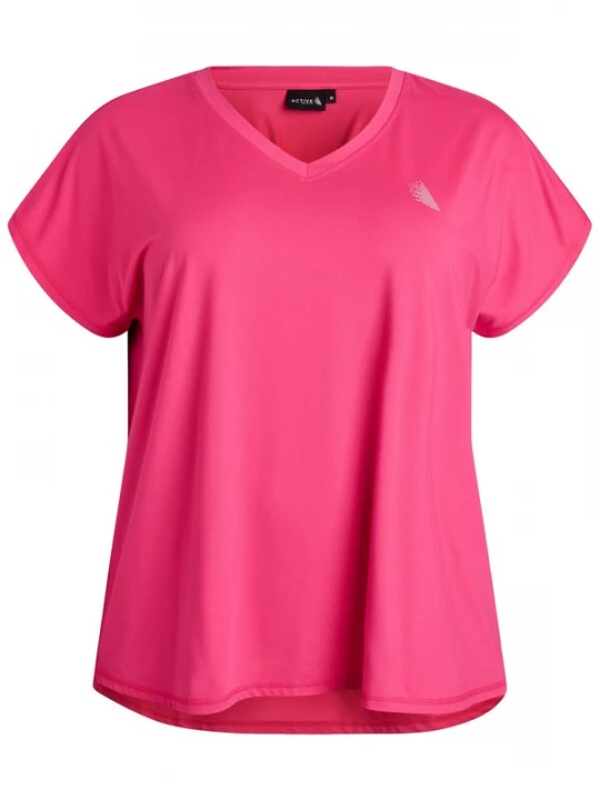 Obrázek produktu Active by Zizzi Tričko 'Basic' světle šedá / pink