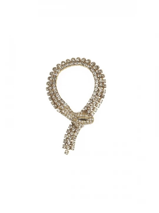 Obrázek produktu Addicted2 Náramek 'Eltanin bracciale serpente placcato oro con strass Swarovski' zlatá