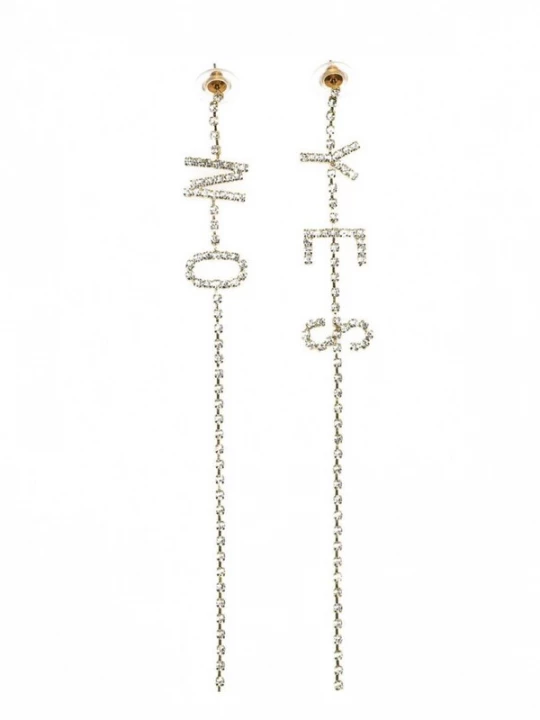 Obrázek produktu Addicted2 Náušnice 'Yes & No orecchini placcati oro con strass' zlatá