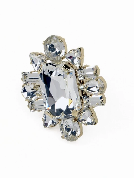 Obrázek produktu Addicted2 Prsten 'Anello Dei Dei placcato oro con cristalli Swarovski' zlatá