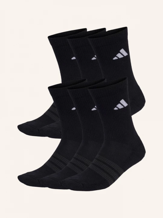 Obrázek produktu Adidas Balení 6 Kusů Sportovních Ponožek Cushioned Crew černá / bílá