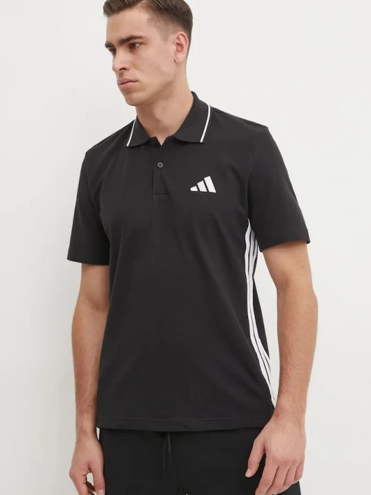 Obrázek produktu adidas Bavlněné polo tričko adidas Essentials černá
