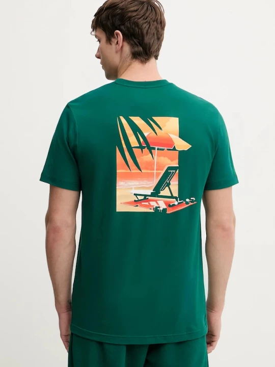Obrázek produktu adidas Bavlněné tričko adidas Everyday Getaway zelená