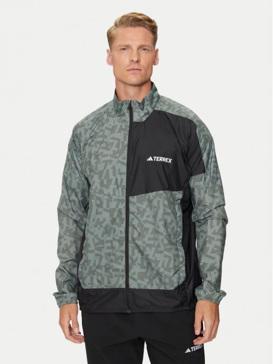 Obrázek produktu adidas Běžecká bunda Terrex Trail Running IW9238 Zelená Regular Fit
