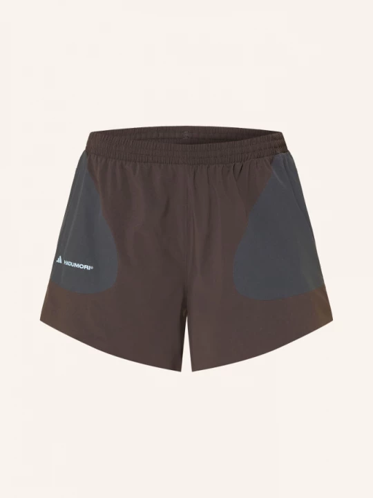 Obrázek produktu Adidas Bežecké Šortky 2 V 1 adi365 Hermanos Koumori tmavě hnědá / tmavě šedá