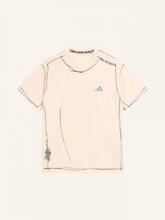 Obrázek produktu Adidas Běžecké Tričko adi365 krémová / černá