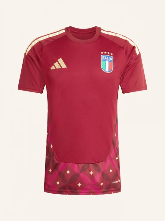 Obrázek produktu Adidas Brankářský Dres Itálie 26 Home tmavě červená / zlatá