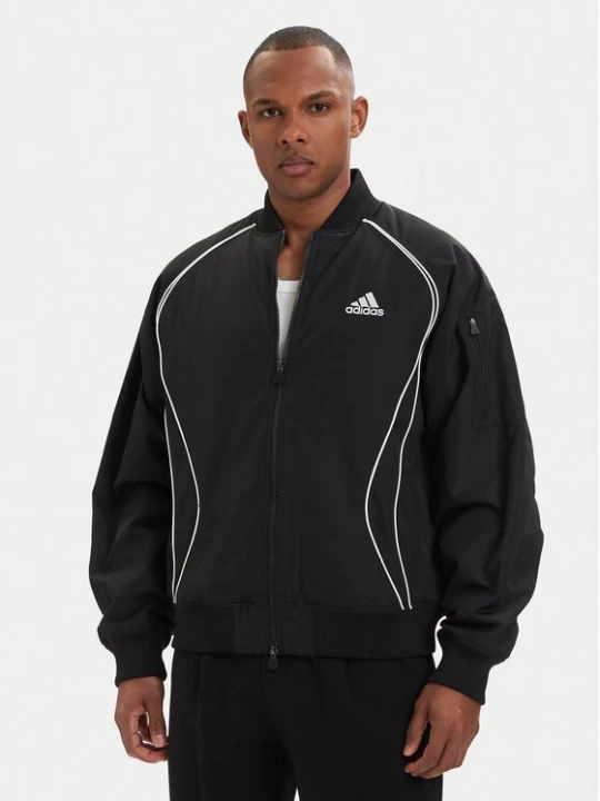 Obrázek produktu adidas Bunda bomber adicolor Teamgeist KC8358 Černá Loose Fit