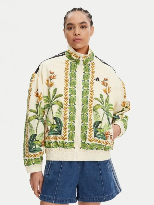 Obrázek produktu adidas Bunda bomber FARM JD6304 Béžová Loose Fit