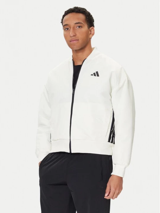 Obrázek produktu adidas Bunda bomber Stadium JX5638 Bílá Loose Fit