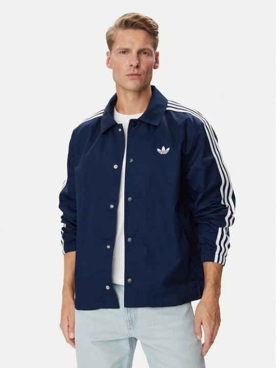 Obrázek produktu adidas Bunda pro přechodné období 3 Stripes Coaches Jacket KE4174 Tmavomodrá Regular Fit