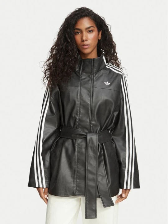 Obrázek produktu adidas Bunda pro přechodné období Adilenium Season 6 Pleather LH1945 Černá Regular Fit