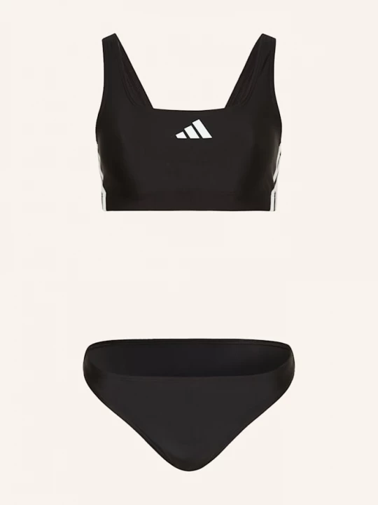 Obrázek produktu Adidas Bustier Bikiny 3-Stripes černá / bílá