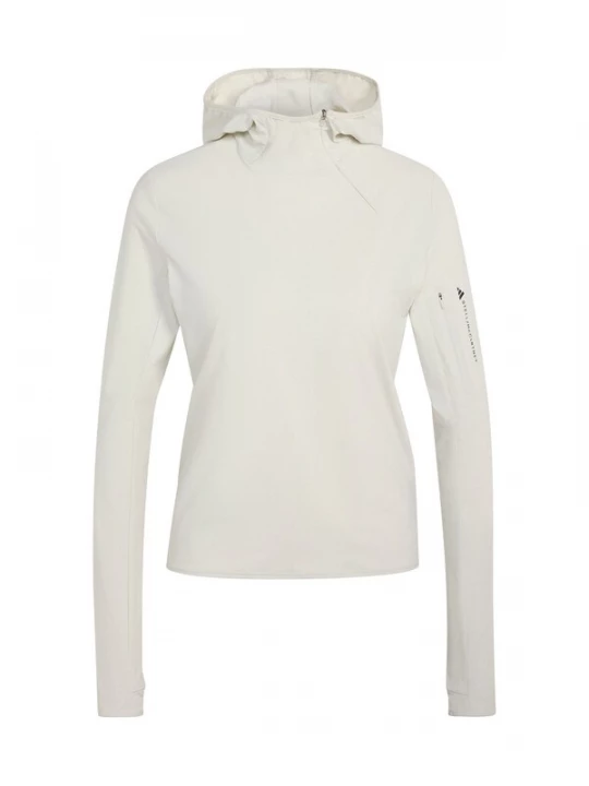 Obrázek produktu ADIDAS BY STELLA MCCARTNEY Funkční tričko ' Running Hybrid Open-Back Hooded Long' světle šedá