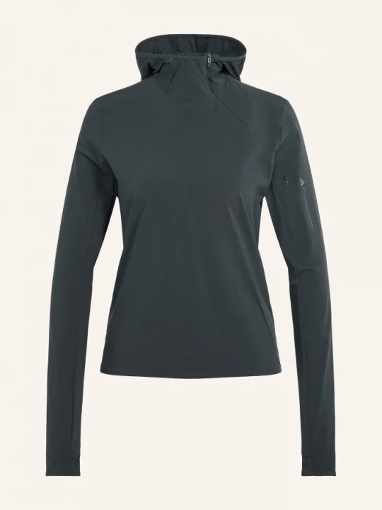 Obrázek produktu Adidas By Stella Mccartney Mikina S Kapucí Adidas By Stella Mccartney tmavě šedá